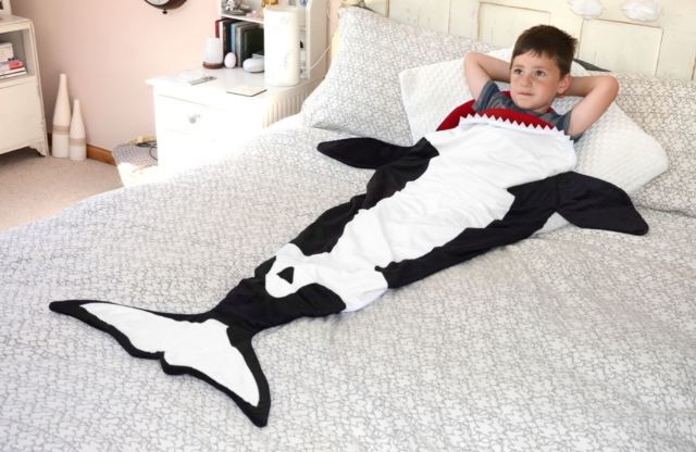 Snug-Rug Killer Whale Tail Blanket