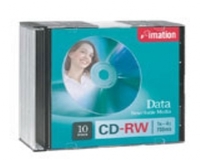 Imation CD-RW 650MB 74MIN 10X-24X 5 PK Imation CD-RW 650MB 74MIN 10X-24X 5 PK