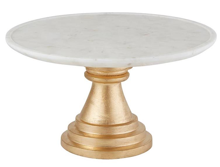 47th & Main Marble Cake Stand Large at Mighty Ape NZ