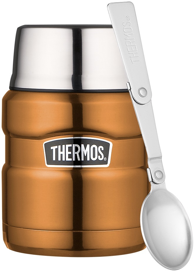 Thermos Stainless King Food Flask Copper (470ml) at Mighty Ape NZ