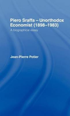 Piero Sraffa, Unorthodox Economist (1898-1983) by Jean Pierre Potier image