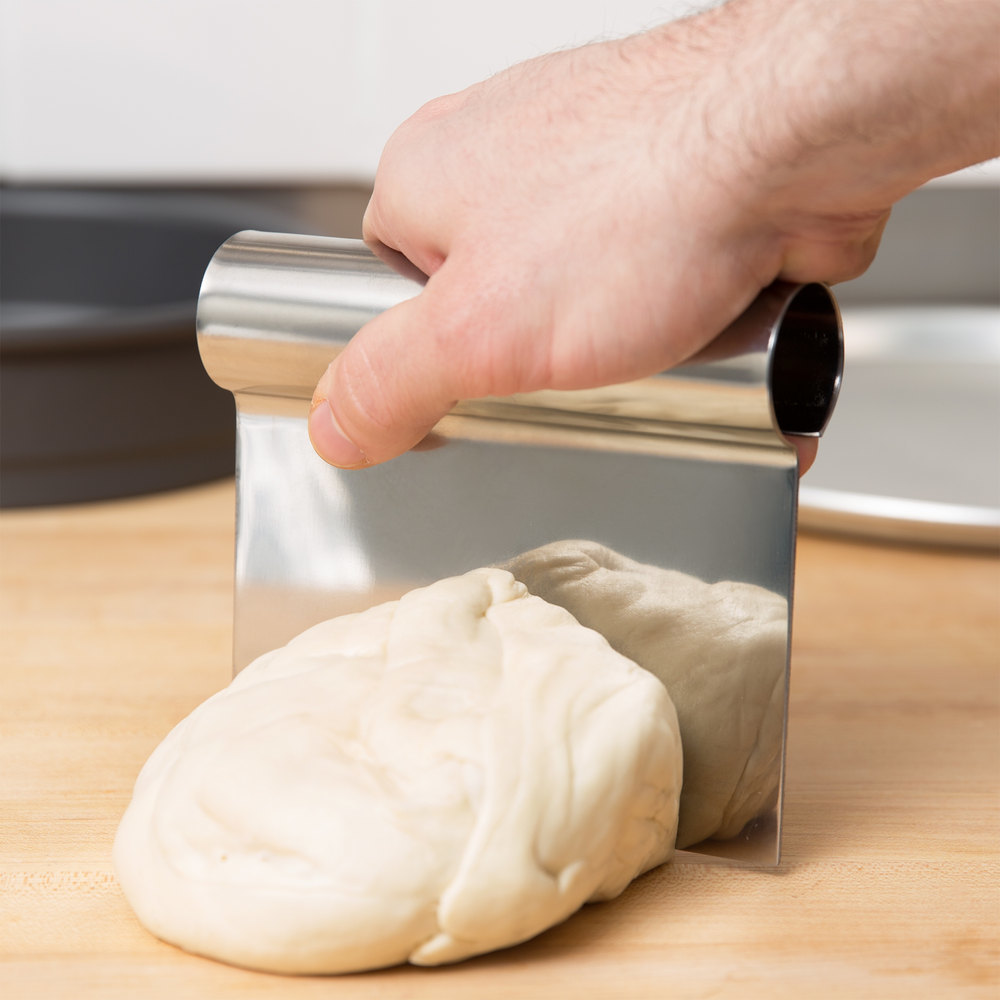 Stainless Steel Dough Scraper image