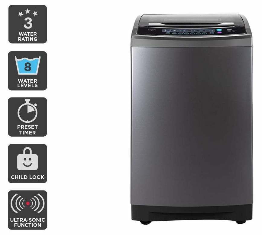 Buy Kogan 10kg Top Load Washing Machine (Dark Graphite) at Mighty Ape NZ
