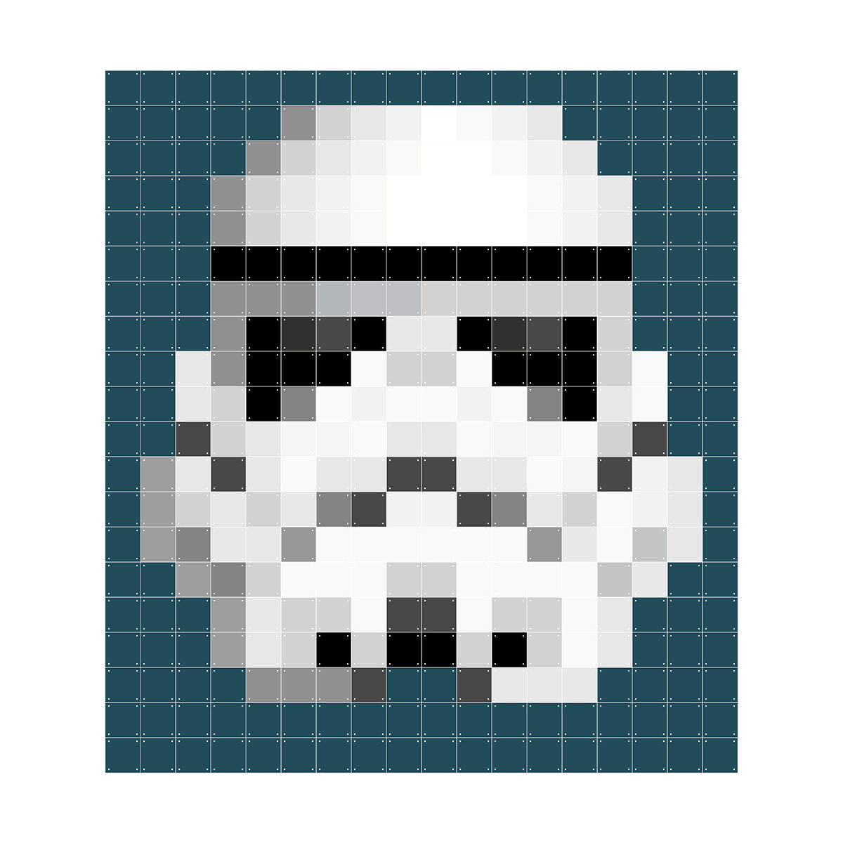 Ixxi: Star Wars Stormtrooper Pixel Wall Art - 180cm X 200cm image