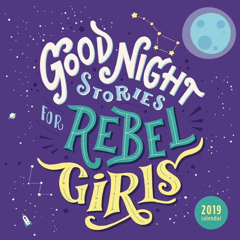Good Night Stories for Rebel Girls 2019 Square Wall Calendar by Elena Favilli image