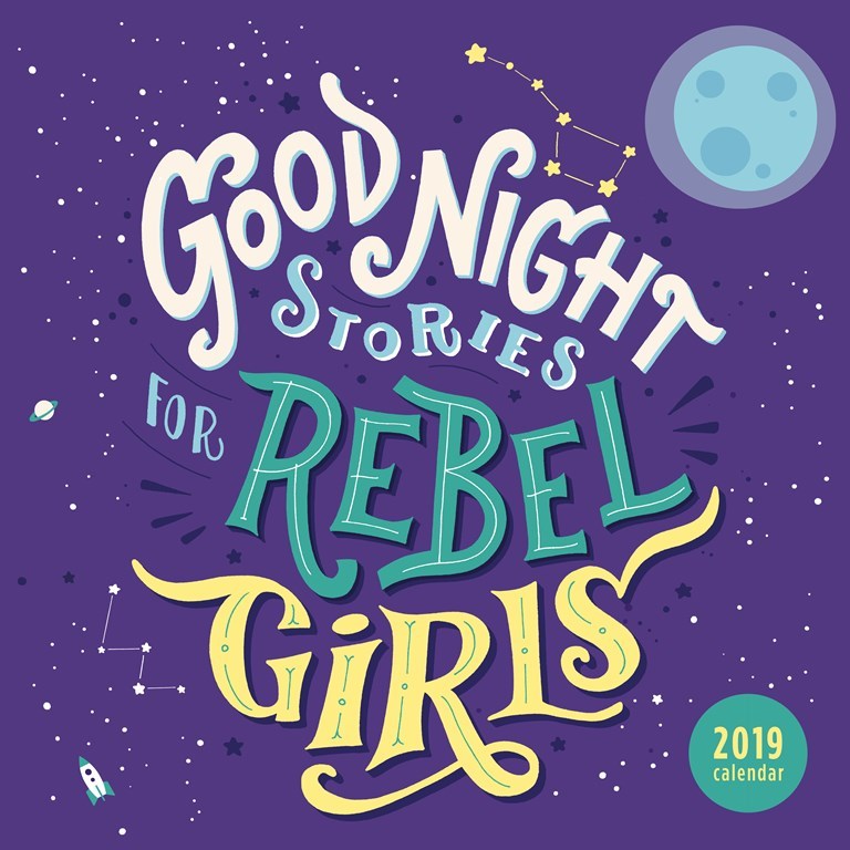 Good Night Stories for Rebel Girls 2019 Square Wall Calendar image