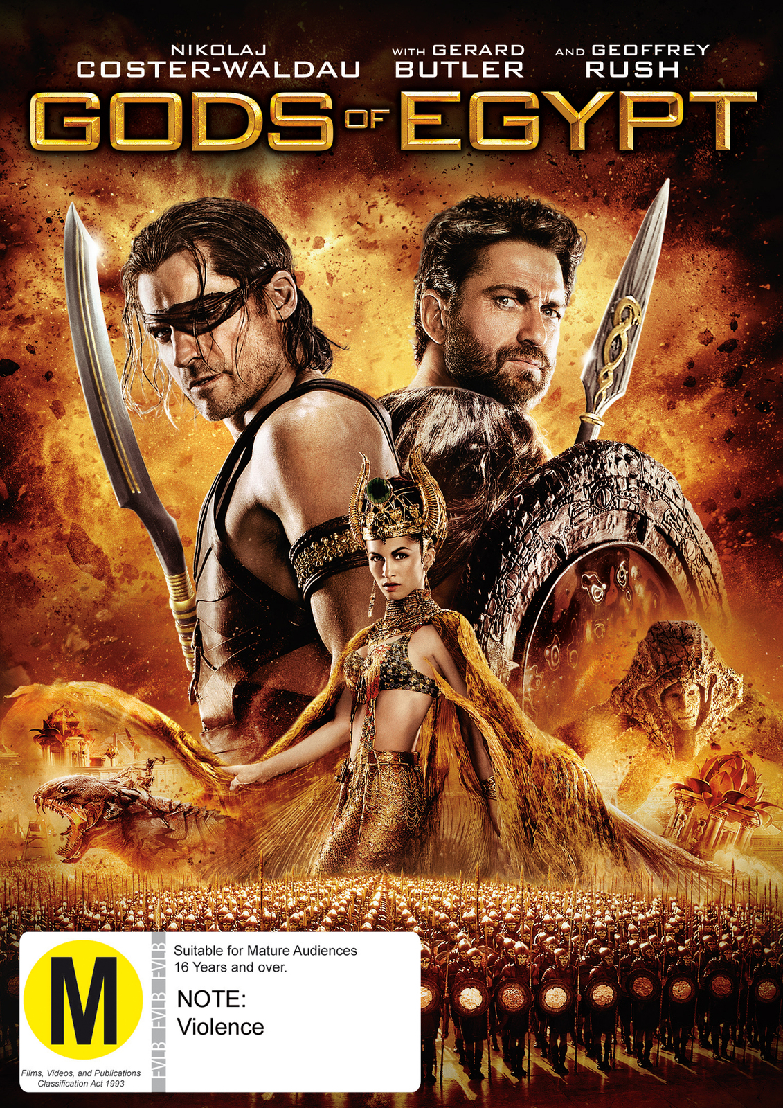 Gods Of Egypt on DVD image