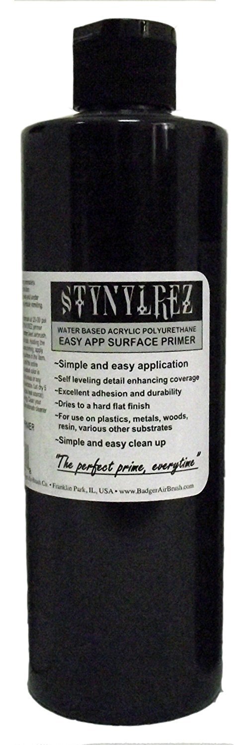 Badger: Stynylrez Acrylic Primer - Black (473ml) image