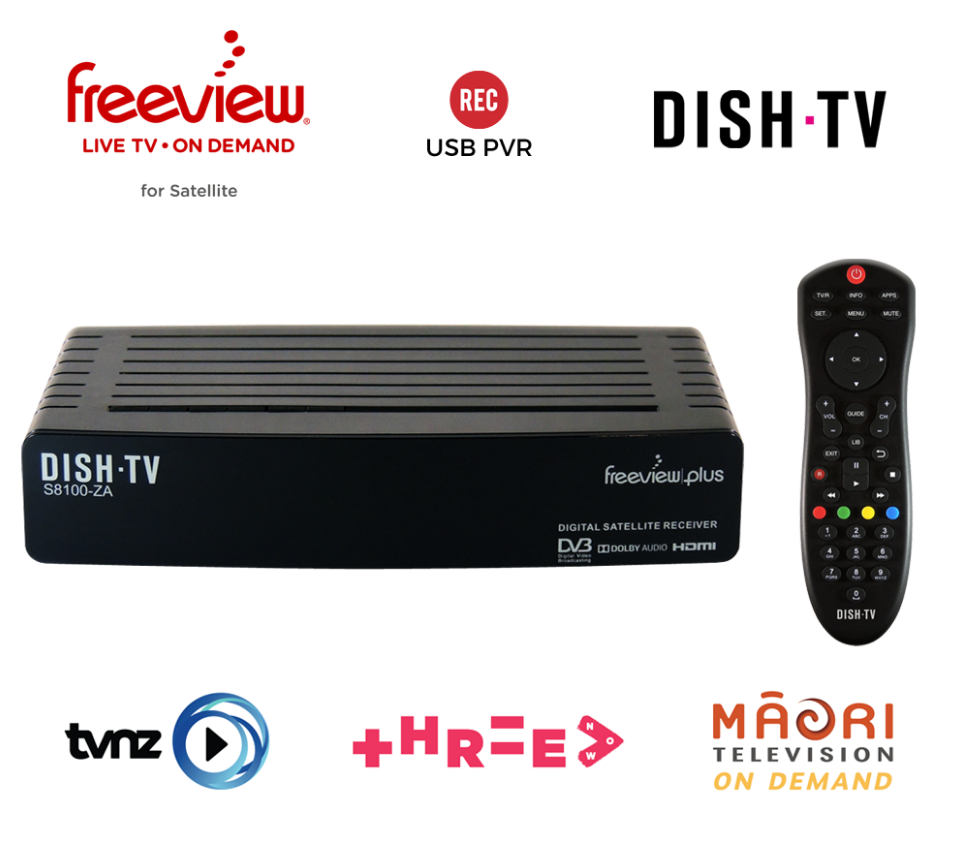 Freeview Satellite Receiver with On Demand & USB Record at Mighty
