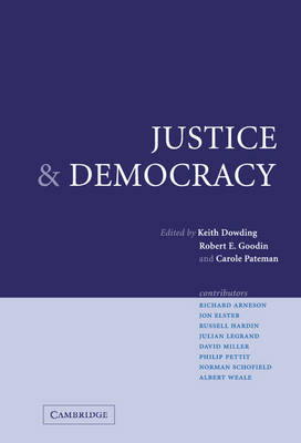 Justice and Democracy on Hardback