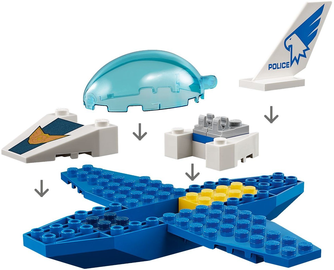 LEGO City: Sky Police Jet Patrol (60206) image