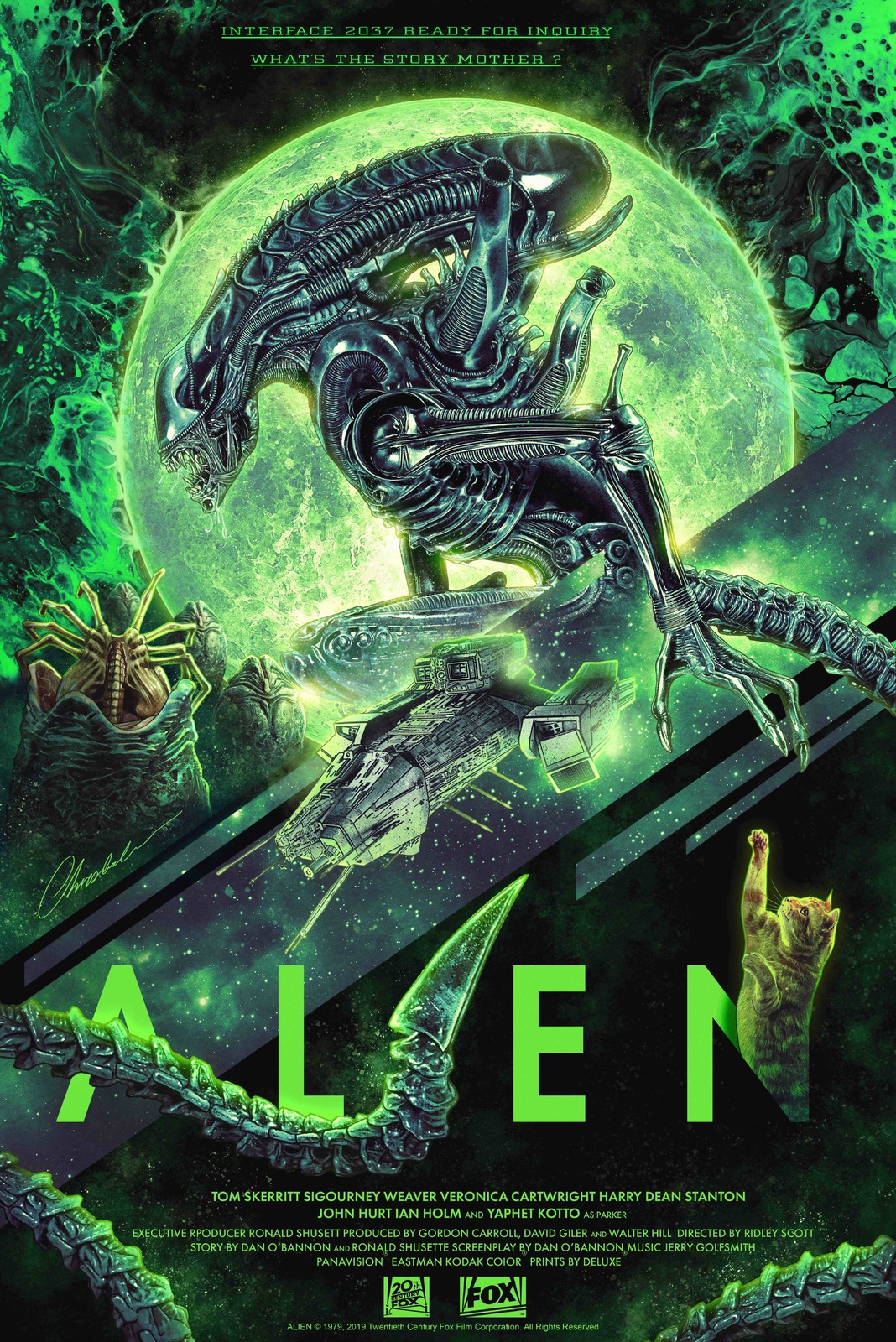 Alien: Premium Art Print - Chris Christodoulou image