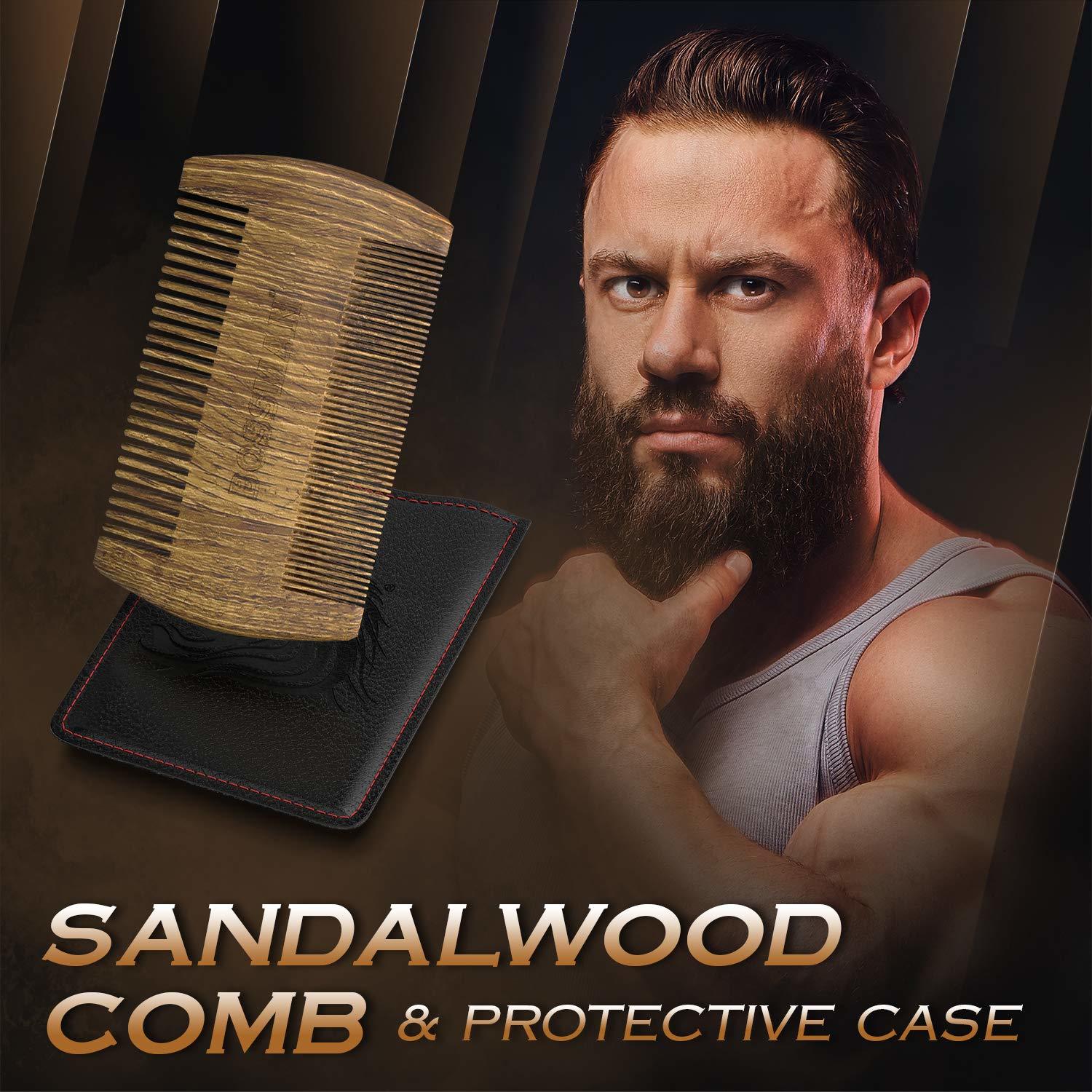 Bossman: Pocket Sandalwood Beard/Moustache Comb image