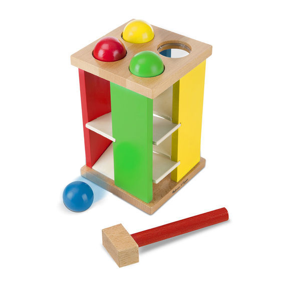 Melissa & Doug: Pound & Roll - Wooden Tower