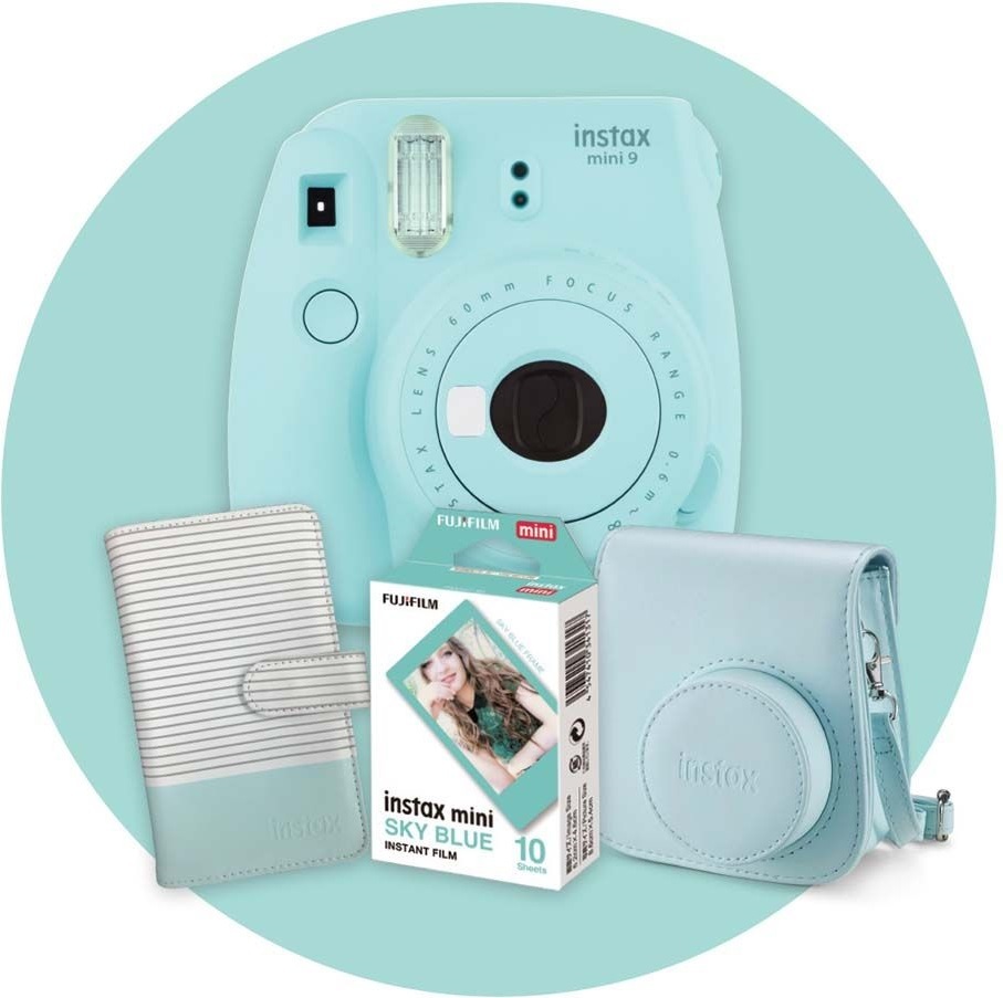 Instax Mini 9 Gift Pack - Ice Blue