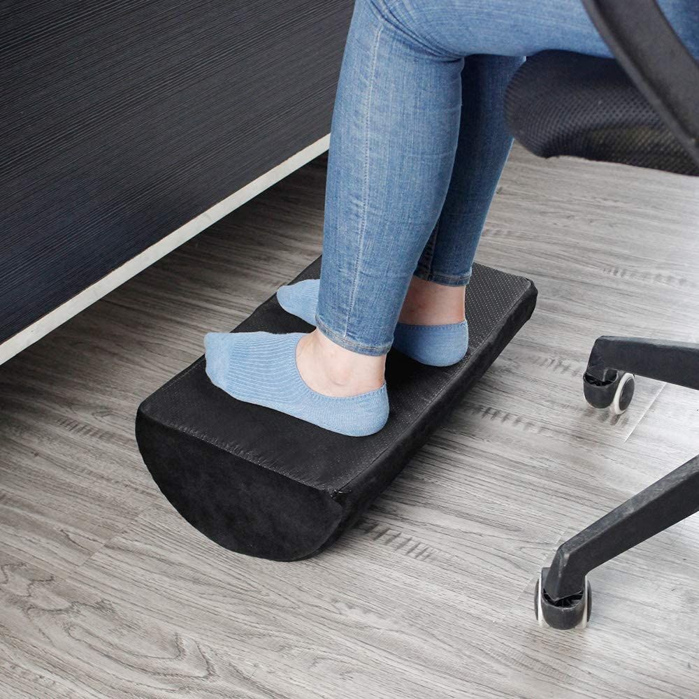 High Density Foam Foot Rest - Black