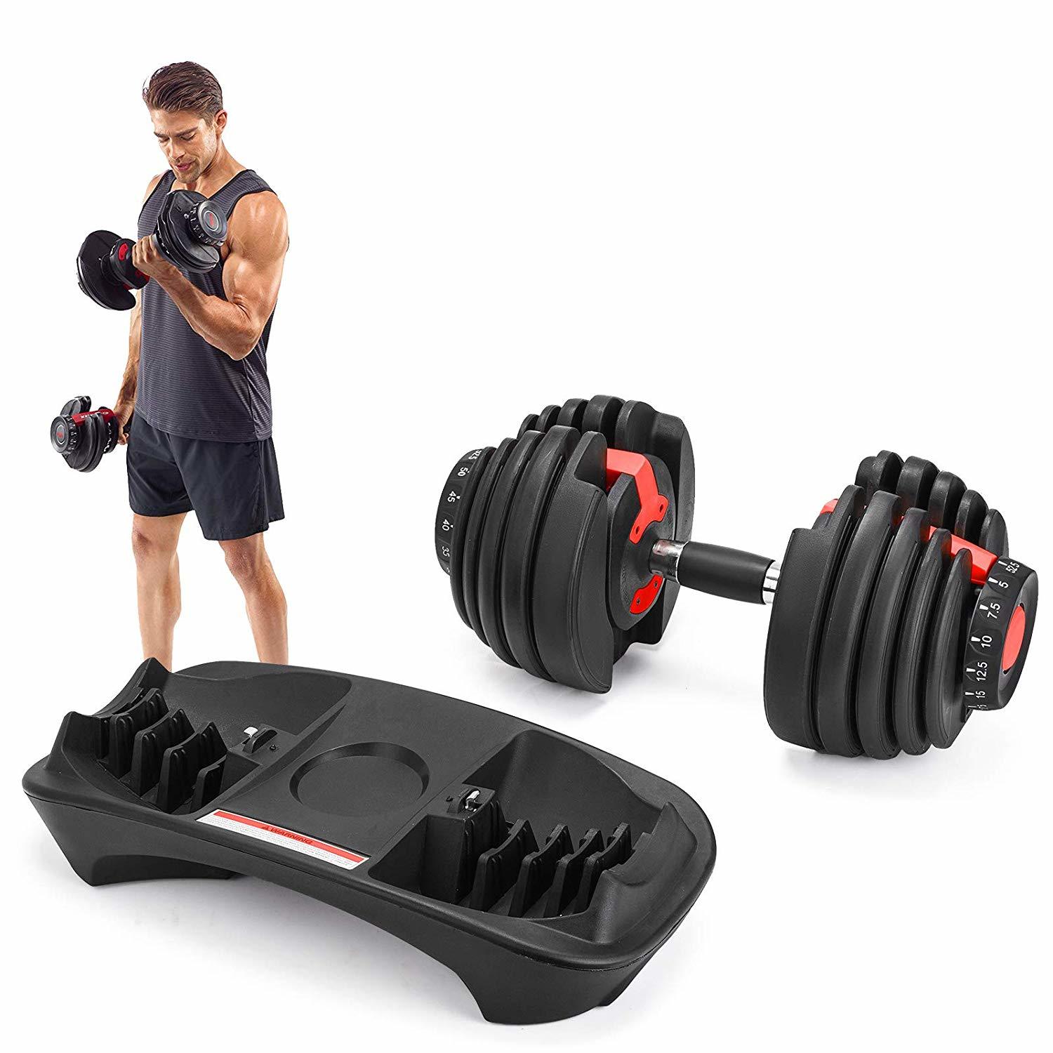 Multi-Weight Smart Adjustable Dumbbell | 24kg (52.5lbs) image