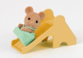 Sylvanian Families: Mouse Baby with a Slide image