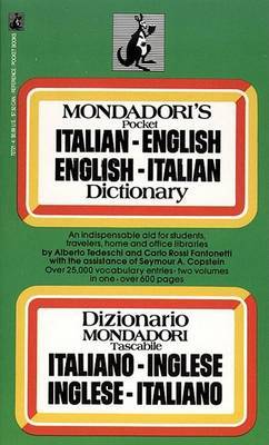 Mondadori's Pocket Italian-English, English-Italian Dictionary by Alberto Tedeschi image