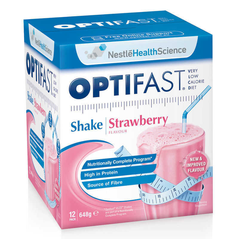 Optifast Strawberry Shake (12 x 53g) image