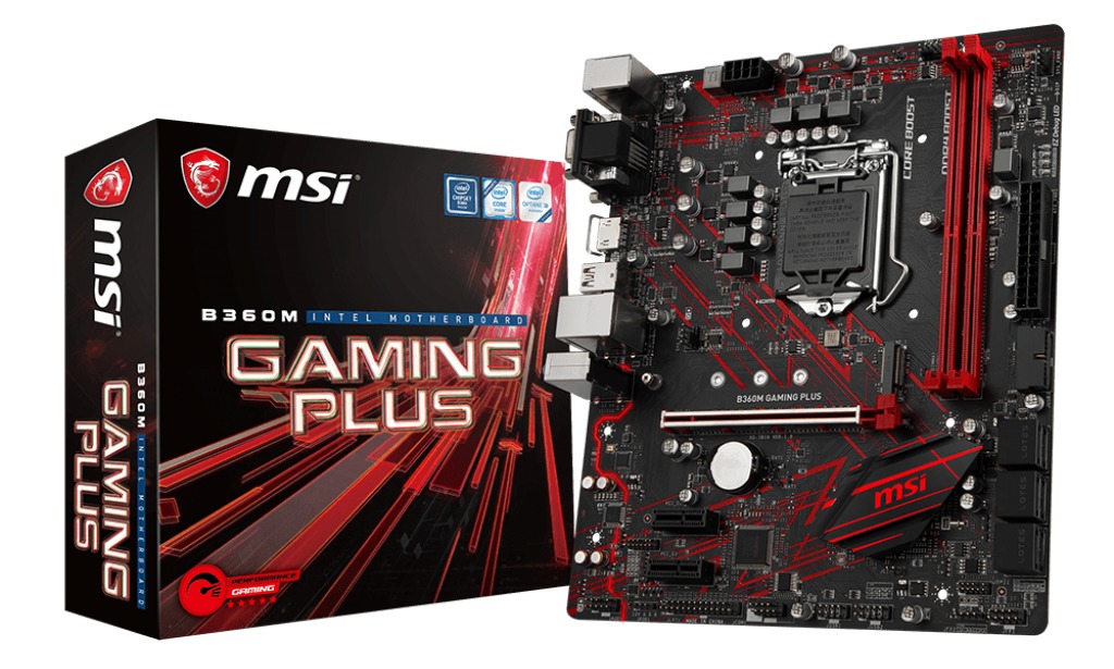 MSI B360M GAMING PLUS MATX Motherboard