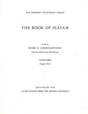 Book of Isaiah: Volume III: Chapters 45-66 image