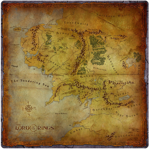 Lord of the Rings: Journeys in Middle Earth - Playmat image