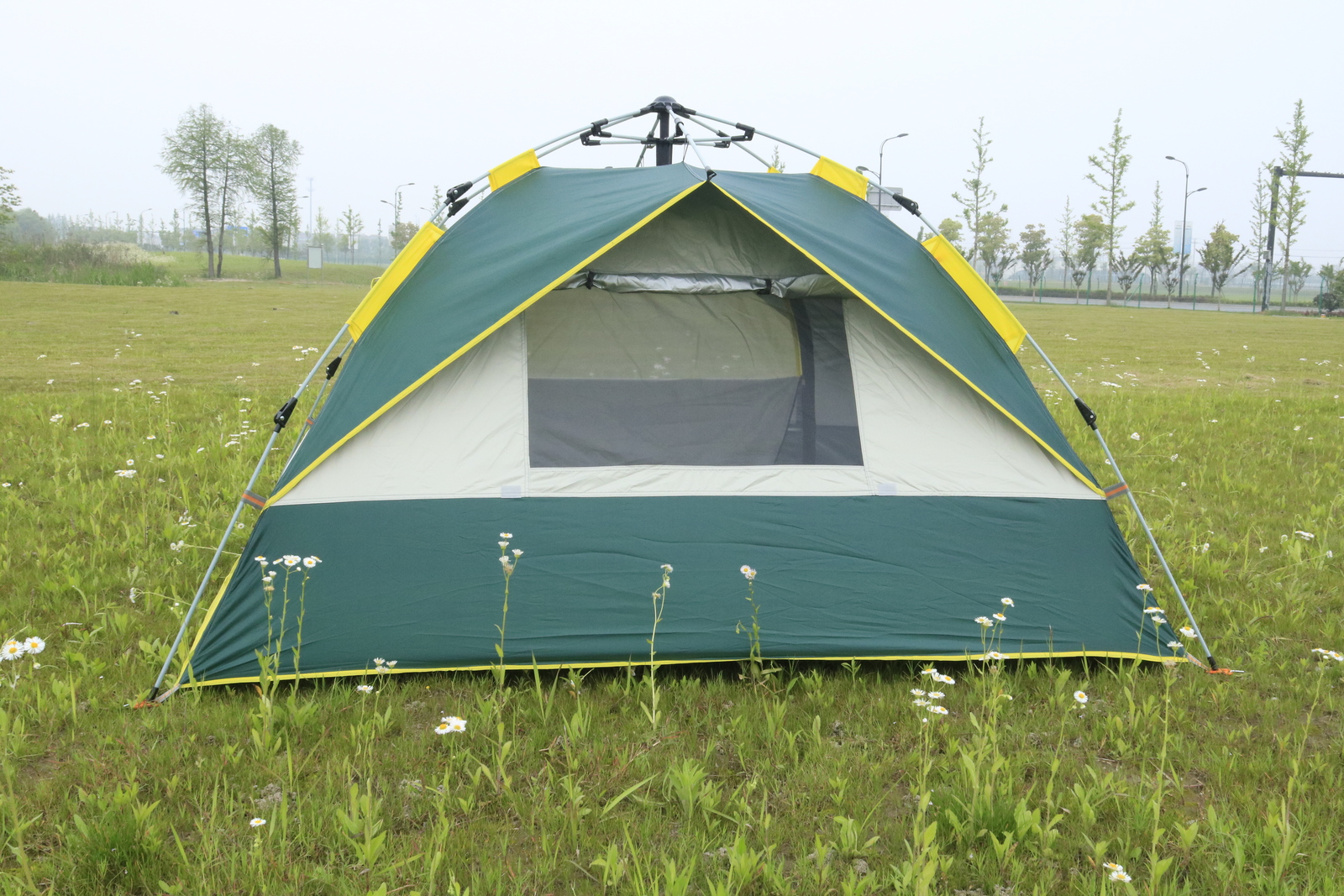 1-2 Person Instant Dome Camping Tent with 3 Windows image