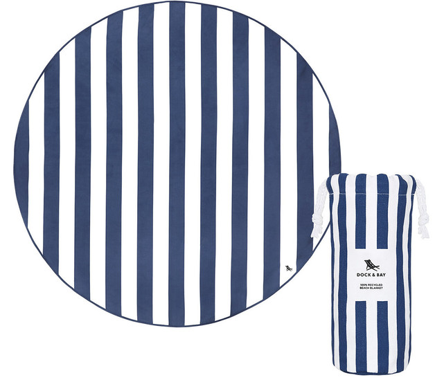 Dock & Bay Beach Towel Round Collection 100 Recycled Whitsunday
