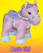 Doodle Bear Colour By Number Pony - Rosie Girl Doodle Bear Colour By Number Pony - Rosie Girl