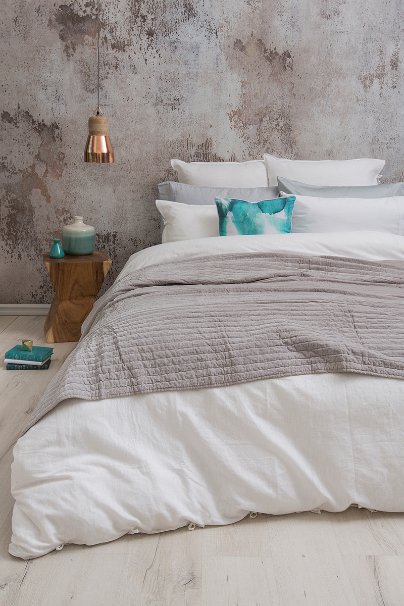Bambury Cotton Velvet Blanket (Ash) image