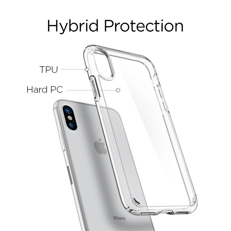 Spigen iPhone X/XS Ultra Hybrid Case Crystal Clear