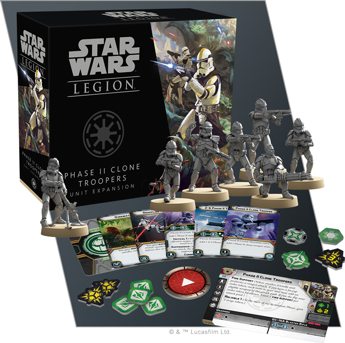 Star Wars Legion: Phase II Clone Troopers Unit Expansion image