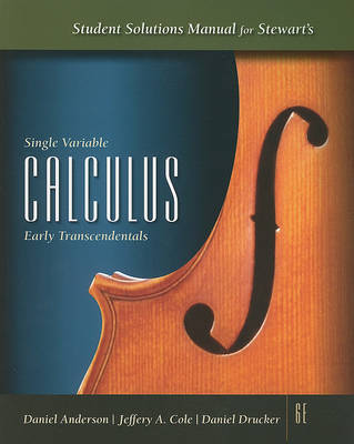 SSM Single Variable Calc 6e by James Stewart image