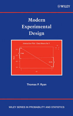 Modern Experimental Design on Hardback by Thomas P Ryan