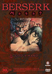 Berserk - V6 - Gods Hand on DVD Berserk - V6 - Gods Hand on DVD