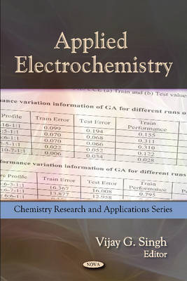 Applied Electrochemistry on Hardback by Vijay G. Singh