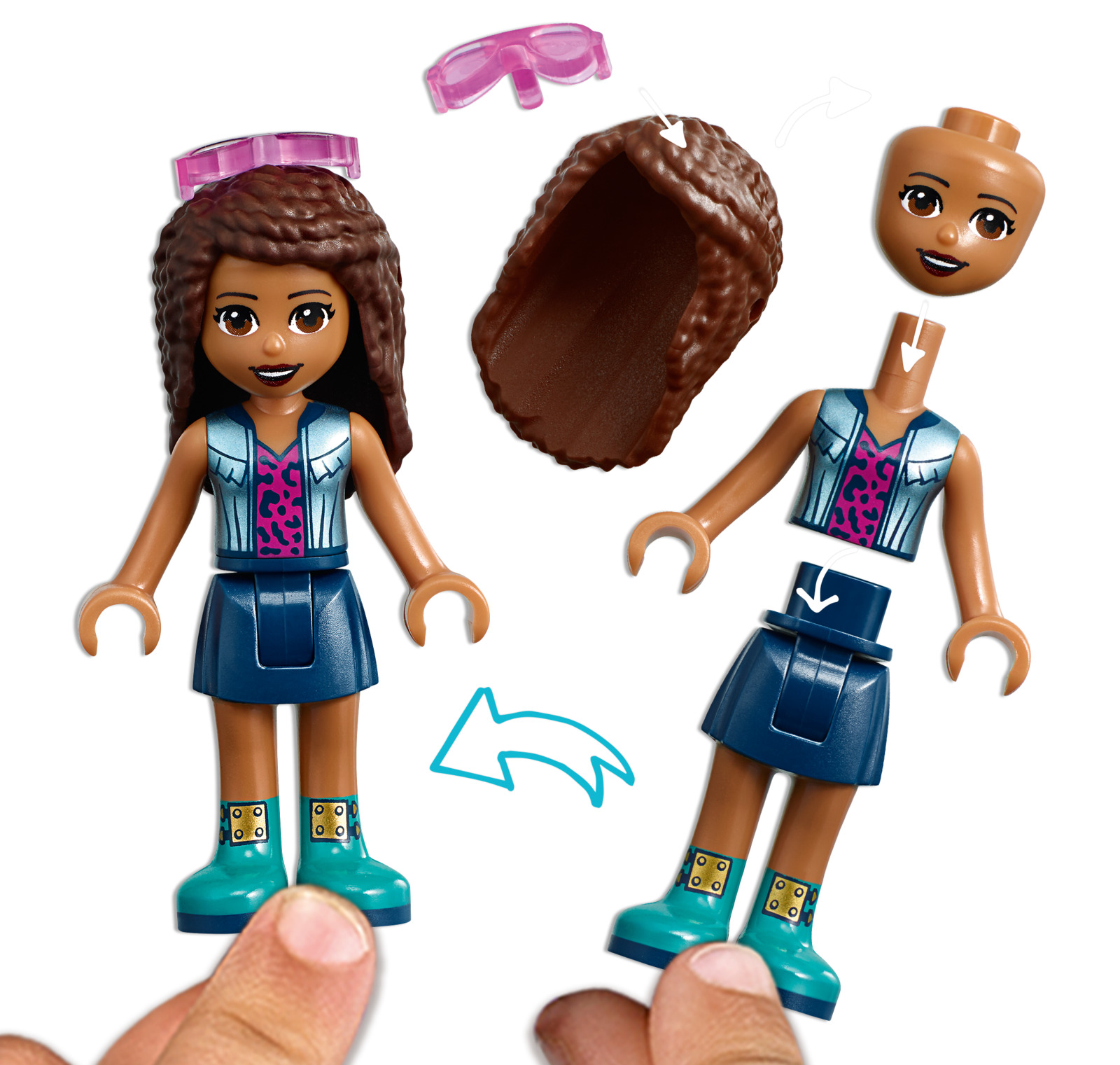 lego friends funny octopus ride