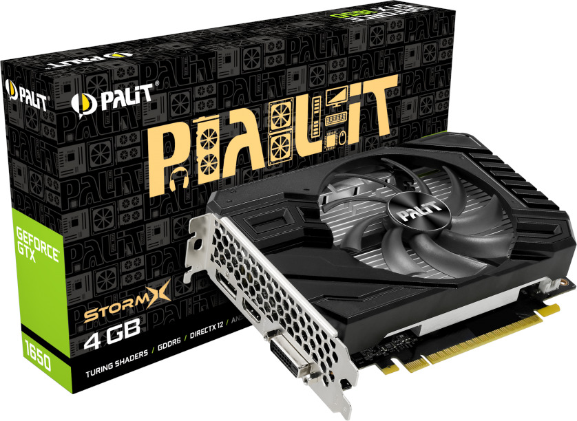 NVIDIA GeForce GTX 1650 StormX D6 Palit GPU image