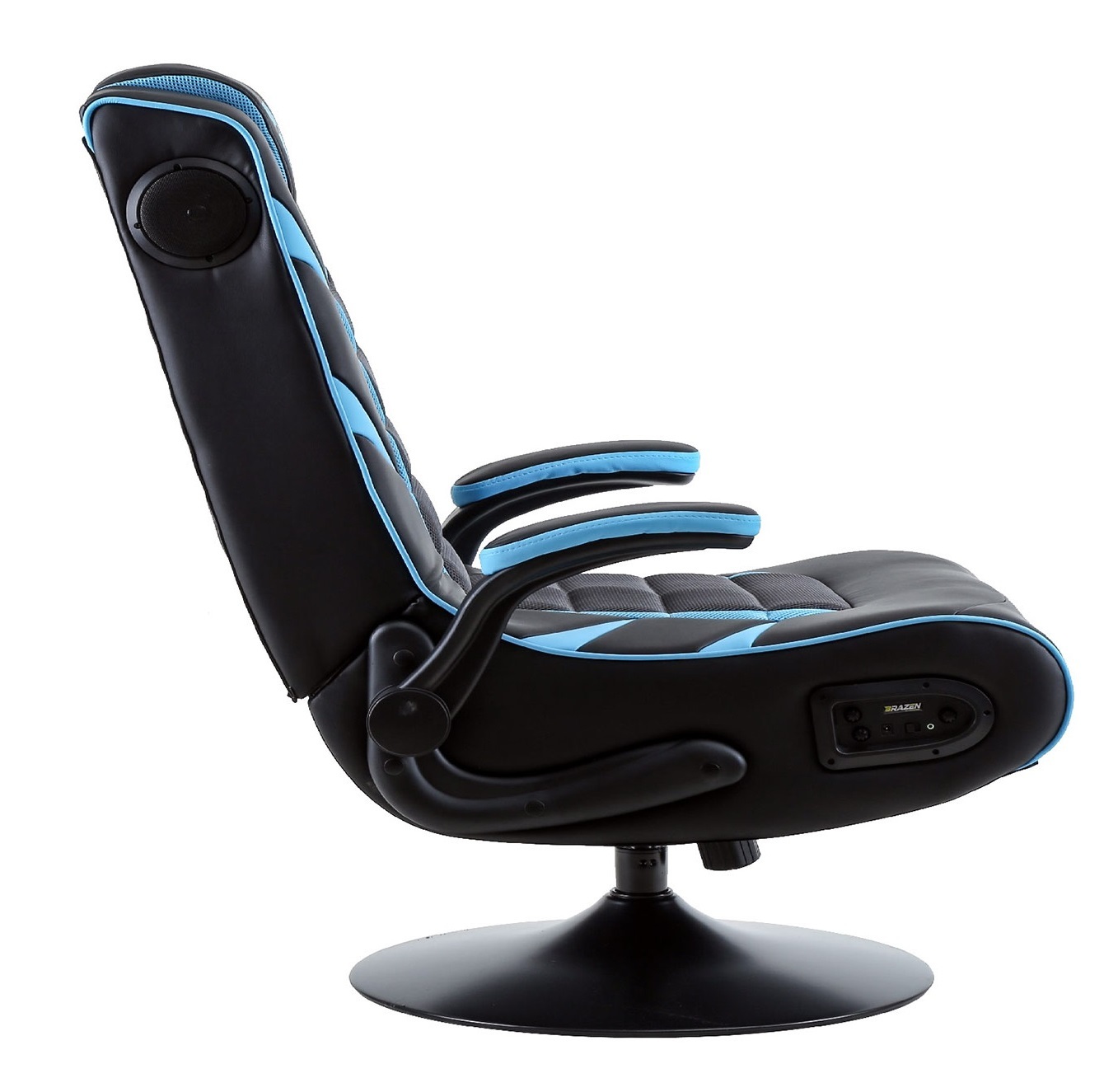 BraZen Panther Elite 2.1 Bluetooth Surround Sound Gaming Chair (Blue