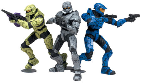 Halo Heroic Collection Action Figures Lone Wolves 1 (pack of 3)