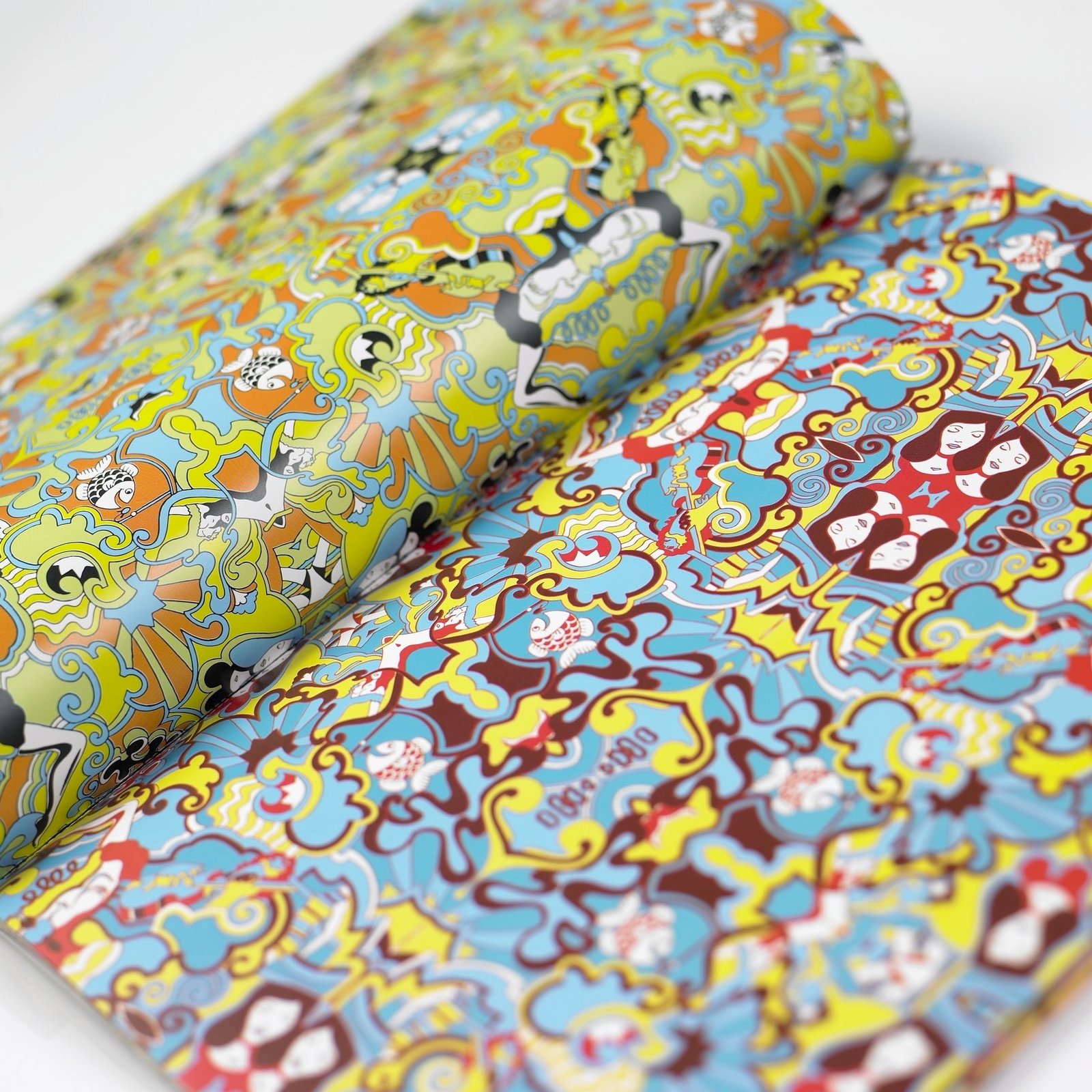 Psychedelic Gift Wrapping Paper Book Vol. 7 Pepin Van Roojen Book