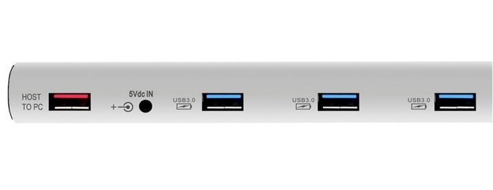 MBeat - M-SLEEK Docking station for Notebook and Macbook - Aluminium Silver image