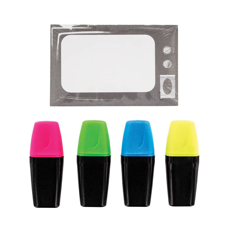 TV Highlighters Desk Set