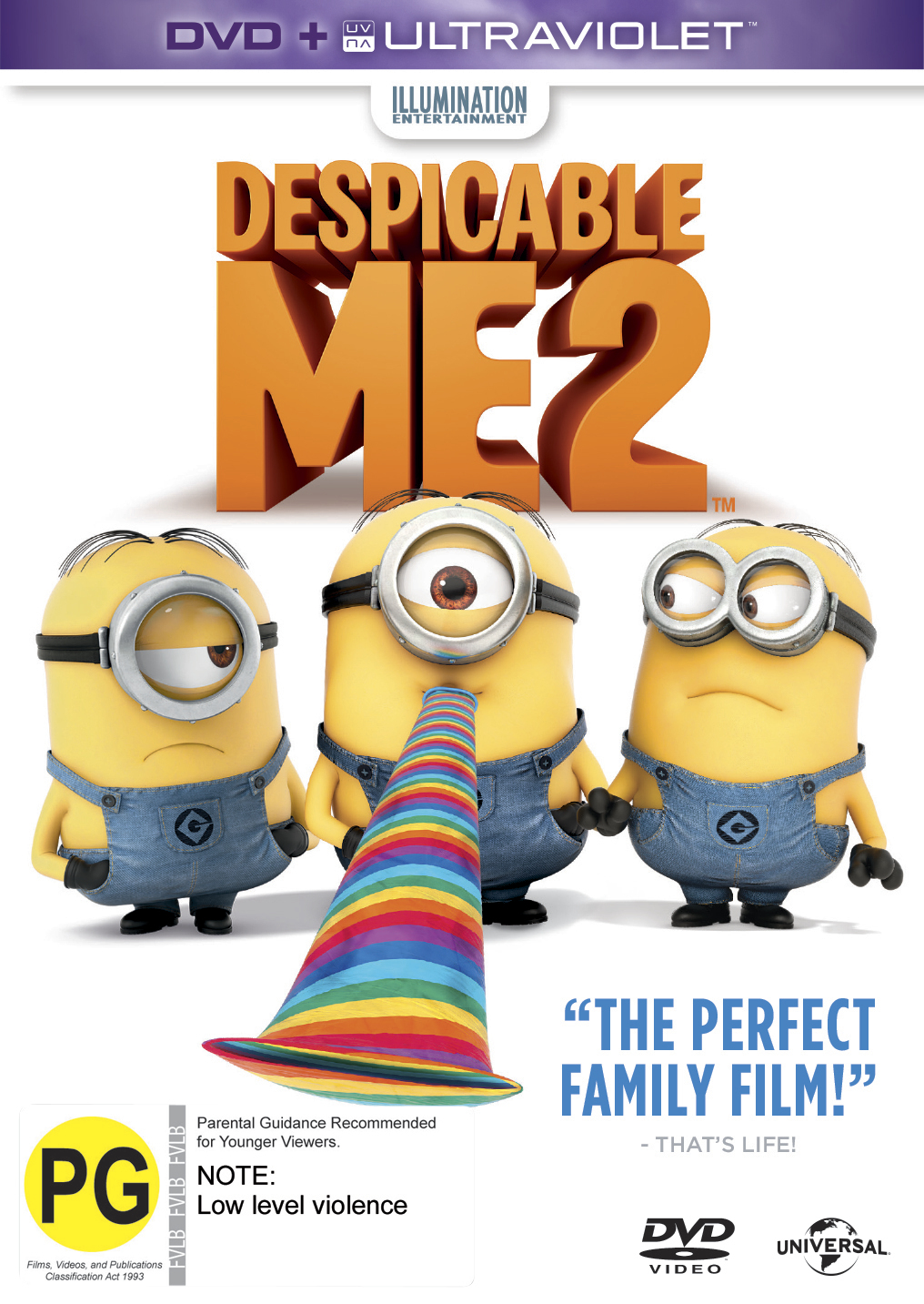 Despicable Me 2 on DVD image