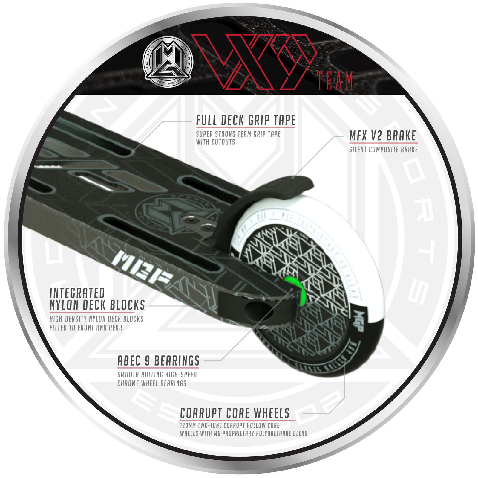 MADD Gear: VX9 Team Neo Scooter - Propane image