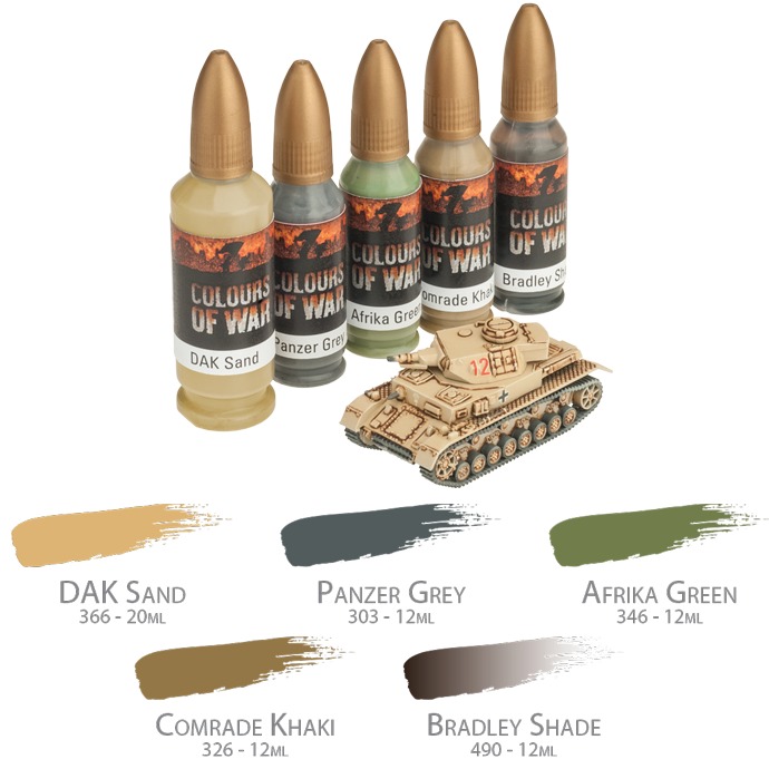 Flames of War: Afrika Korps - Paint Set image