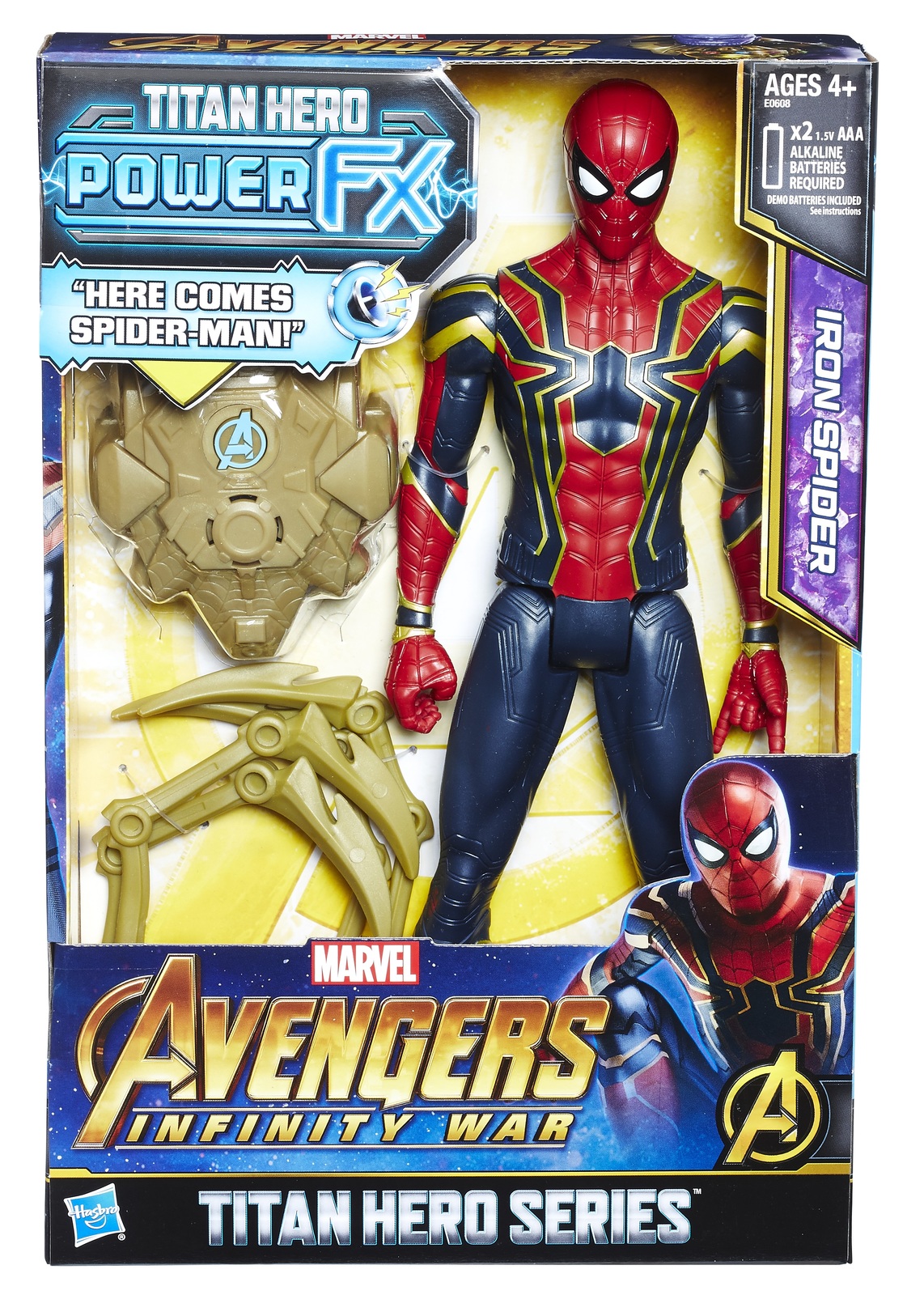 Avengers Infinity War: Power FX Spider-Man - 12" Titan Hero Figure