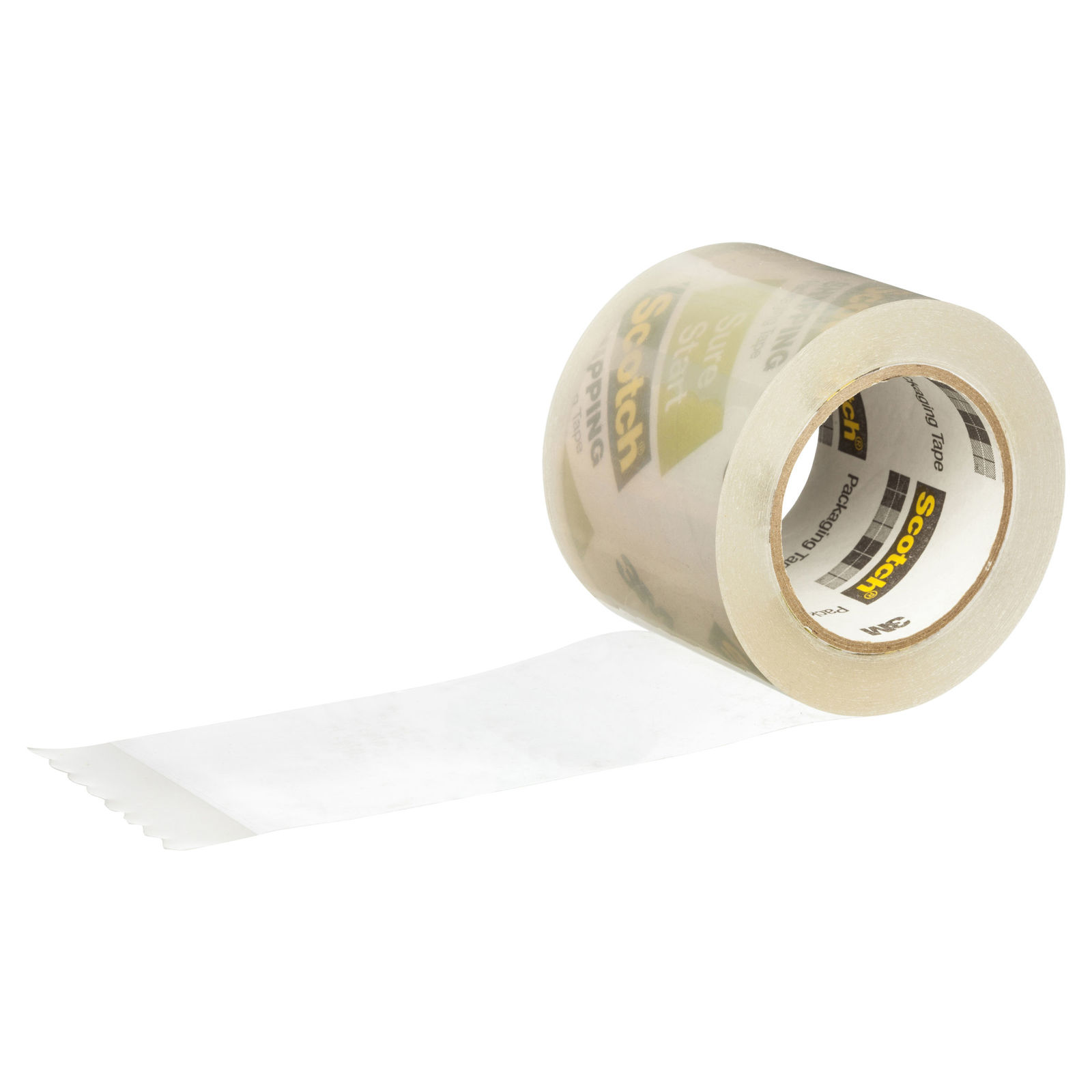 Scotch Sure Start Shipping Packaging Tape Refill 2 Pack - Clear (48mm x 22.8m) image