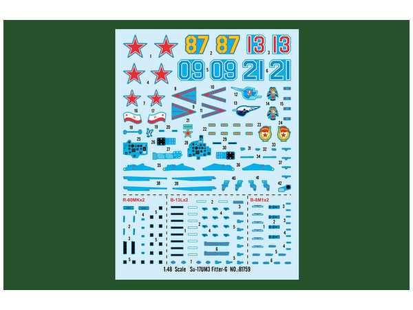 Hobby Boss: 1/48 Su-17UM3 Fitter-G - Model Kit image